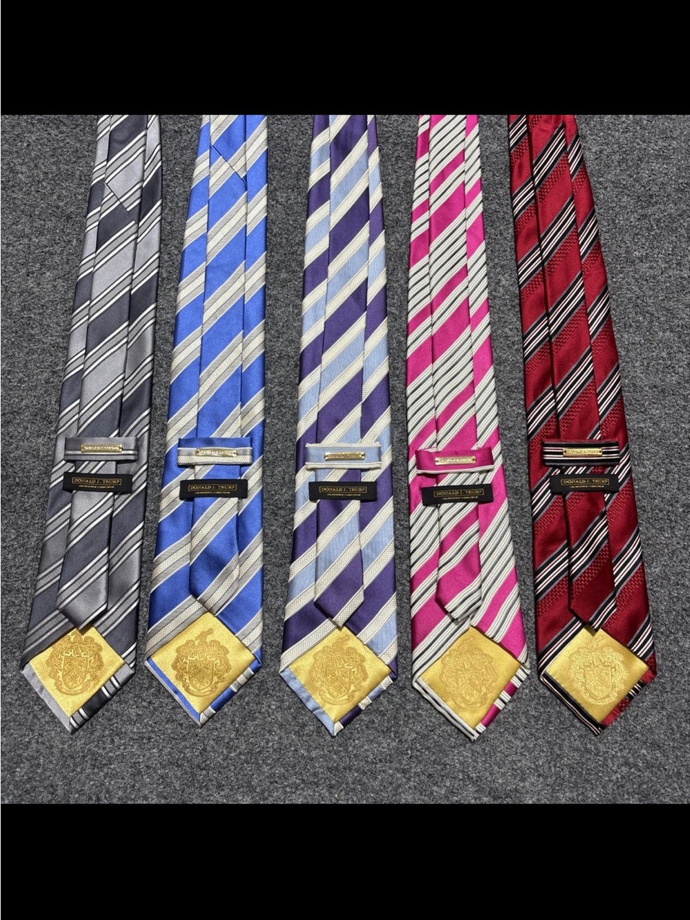 Striped Silk Neck Tie - Multiple Colors